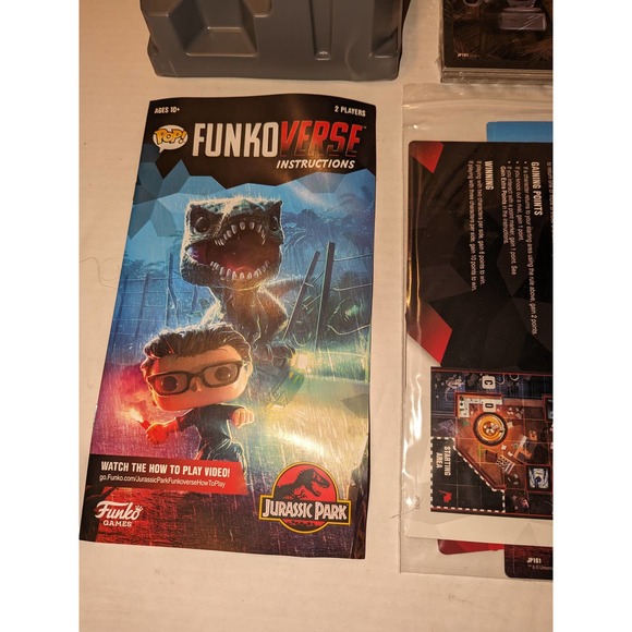 FunkoVerse: Jurassic Park 101 2 Pack Board Game Pieces Sealed Complete - Picture 5 of 8